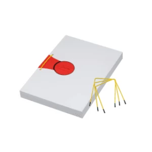 Image of Atlanta Pli-Fix Archive Binders 80mm - Yellow (10 Pack)