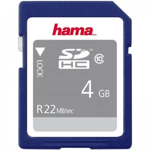 Image of Hama 4GB SDHC Memory Card