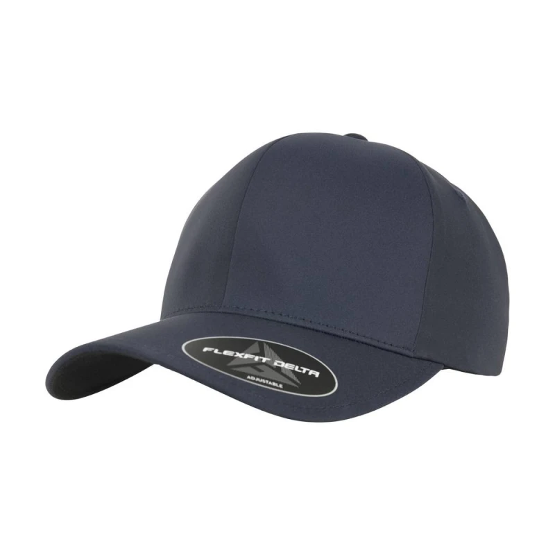 Image of Flexfit by Yupoong Mens Delta Adjustable Cap in Navy Navy Male One Size