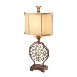 Image of 1 Light Table Lamp British Bronze, E27
