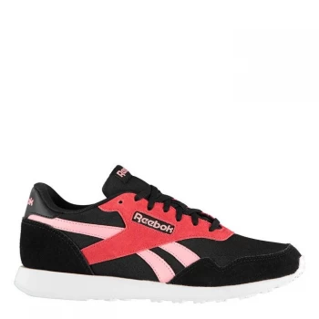 Image of Reebok Ultra Retro Suede Trainers Ladies - Black/Pink
