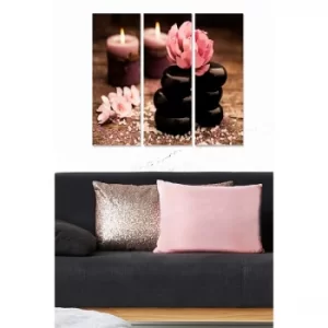 Image of MDF2524621 Multicolor Decorative MDF Painting (3 Pieces)