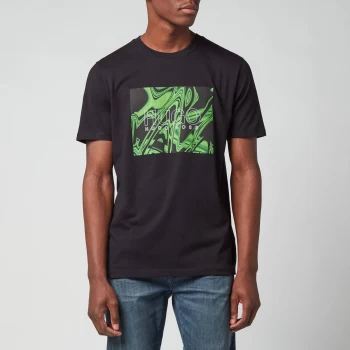 Image of Hugo Boss Dolive Logo T-Shirt Black Size XL Men