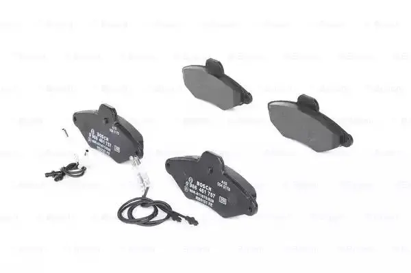 Image of Bosch Brake pad set incl. wear warning contact 0 986 461 757 Brake pads,Brake pad set, disc brake CITROEN,Xantia Schragheck (X1_, X2_),XANTIA (X2)