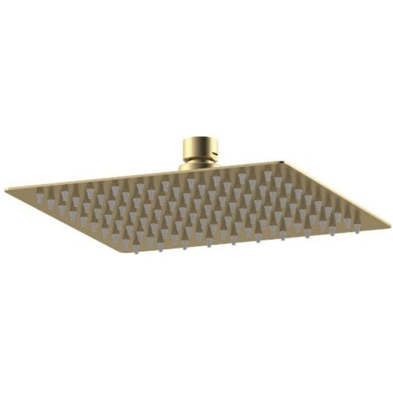 Image of NUIE Nuie - Windon Square Fixed Shower Head 200mm x 200mm - Brushed Brass A8088