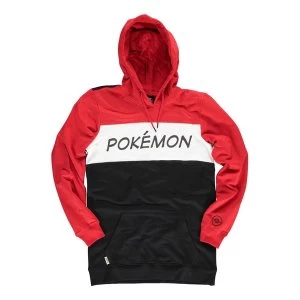 Image of Pokemon - Colour Block Male Medium Hoodie - Multi-colour
