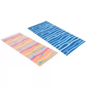 Image of Beach Towel - Shark Or Narwhal - Yello