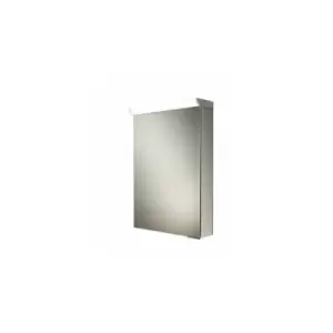 Image of Spectrum Illuminated Bathroom Cabinet - 500mm Wide - Aluminium - 44700 - Aluminium - HIB