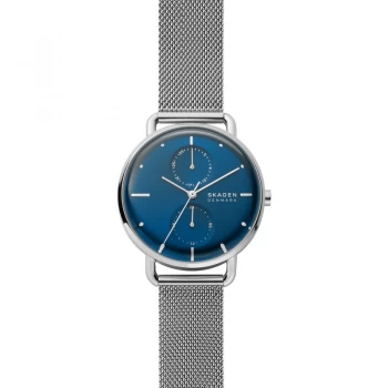 Image of Skagen Blue and Silver 'Horizont' Classical Watch - skw2947