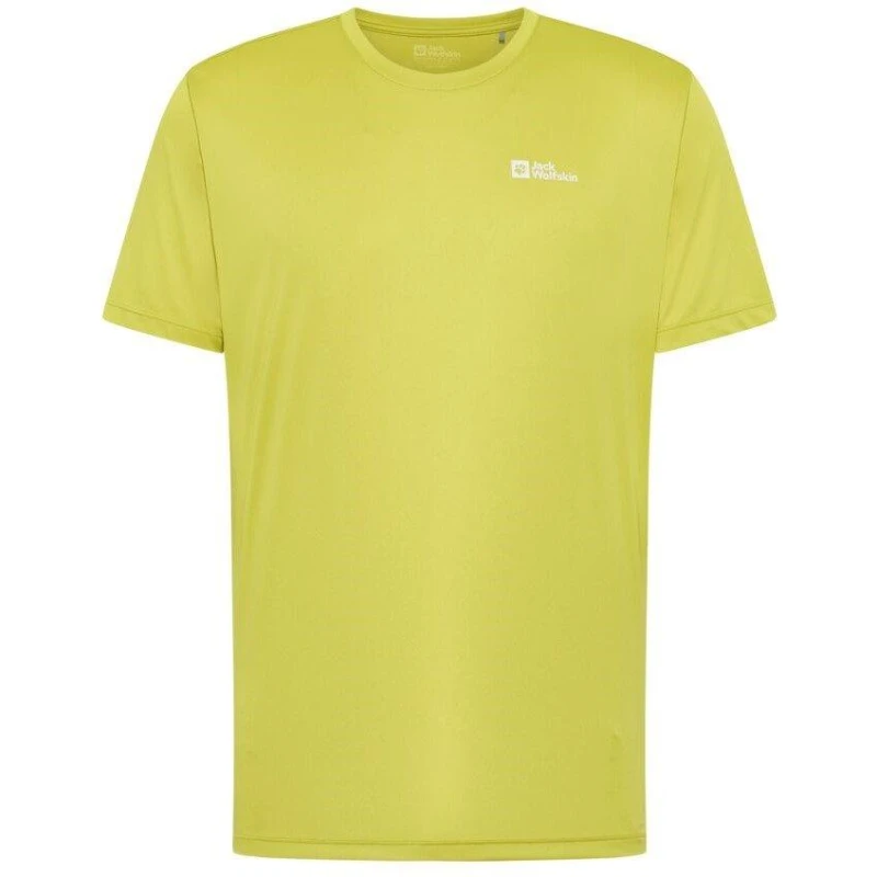 Image of Jack Wolfskin Tech Tee Chartreuse male Medium