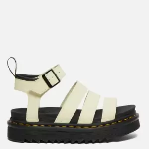 Image of Dr. Martens Womens Blaire Leather Sandals - Cream - UK 4