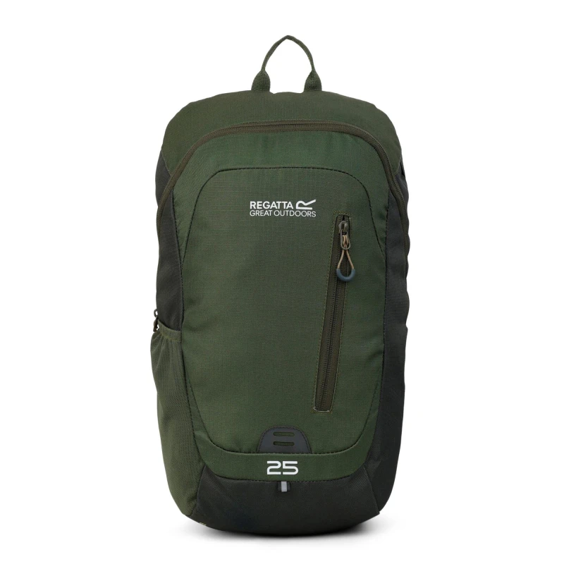 Image of Regatta Highton V2 25L Rucksack - Dark Khaki/Four Leaf Clover Dark Khaki/Four Leaf Clover Single