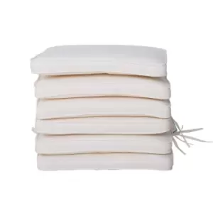 Image of Outsunny Replacement Garden Furniture Seat Cushion Set - 6 Pcs