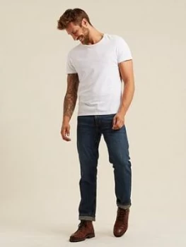 Image of Fatface Straight Fit Jeans - Mid Wash