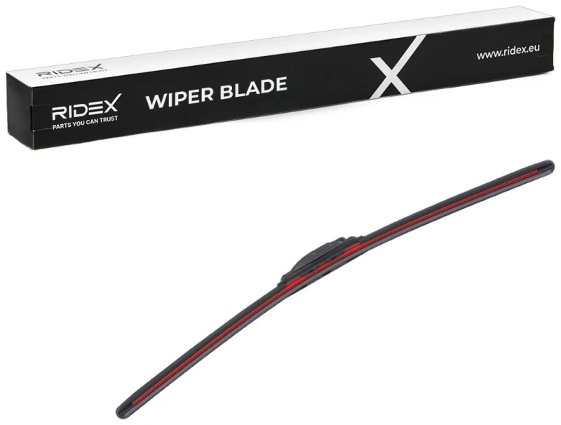 Image of RIDEX 298W0018 Wiper blade 530mm, Front, Beam, Hook fixing Wiper Blade (298)