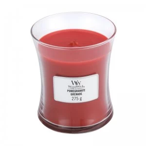 Image of WoodWick Pomegranate Medium Jar Candle 257g