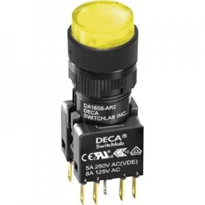 Image of DECA ADA16S6 MR1 B2KY Pushbutton 250 V AC 5 A 1 x OffOn IP65 momentary