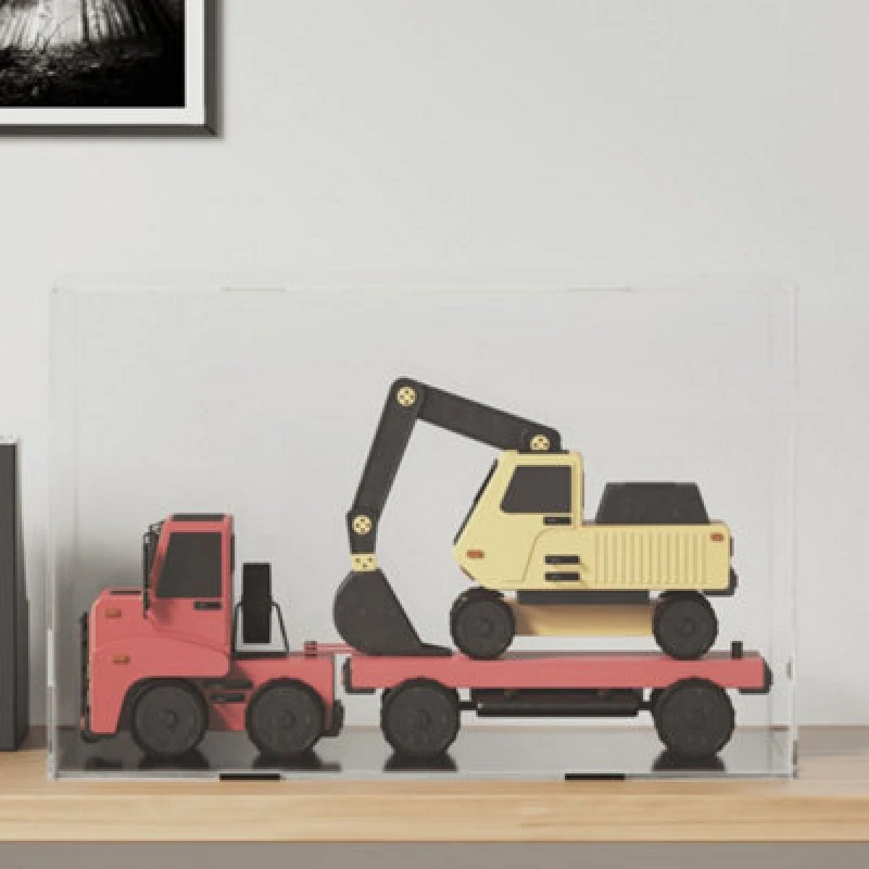 Image of Vidaxl Display Box Transparent 56X36X37cm Acrylic