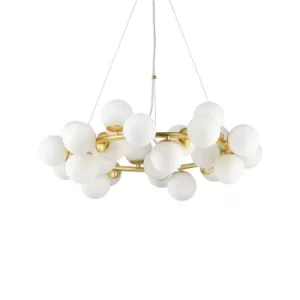 Image of Dna 25 Light Globe Ceiling Pendant White, G9