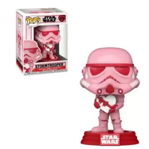 Image of Star Wars Valentines Stormtrooper with Heart Funko Pop! Vinyl