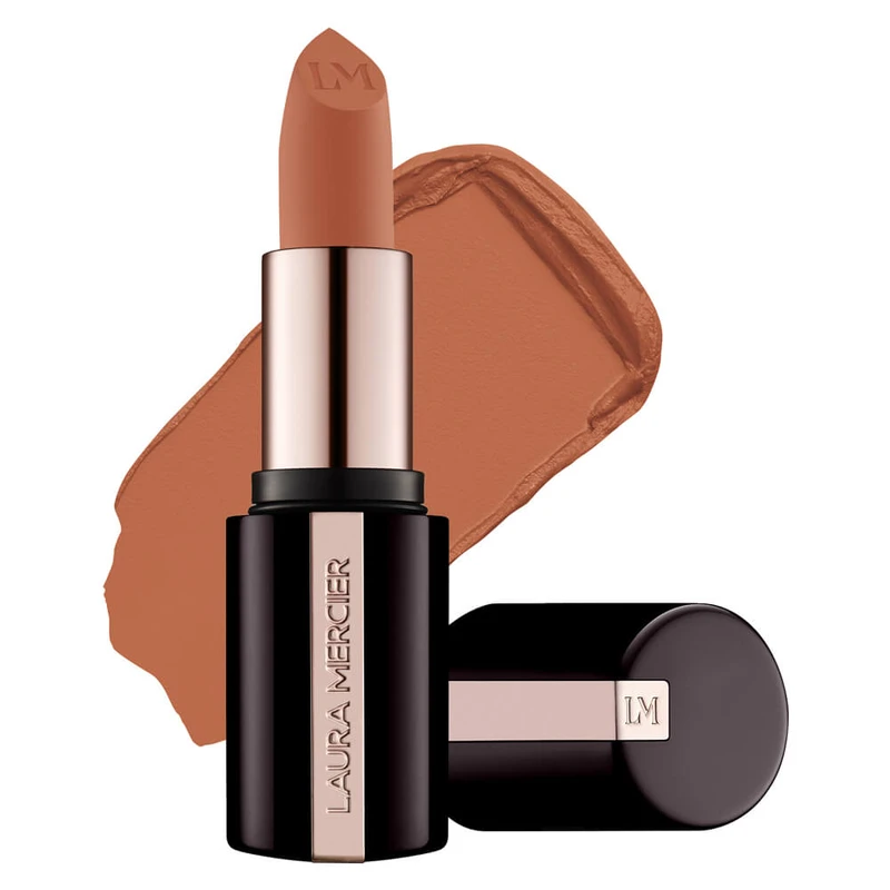 Image of Laura Mercier Caviar Smoothing Matte Lipstick 3.4g (Various Shades) - 820 Peach Cashmere