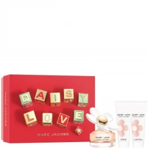 Image of Marc Jacobs Daisy Love Gift Set 50ml Eau de Toilette + 75ml Body Lotion + 75ml Shower Gel