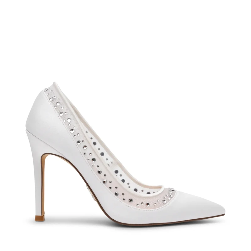 Image of Steve Madden Heels Steve Madden Sleeker Blanc Female 39