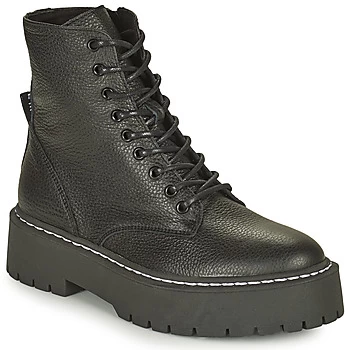 Image of Steve Madden SKYLAR womens Mid Boots in Black,4,5,5.5,6.5,7.5