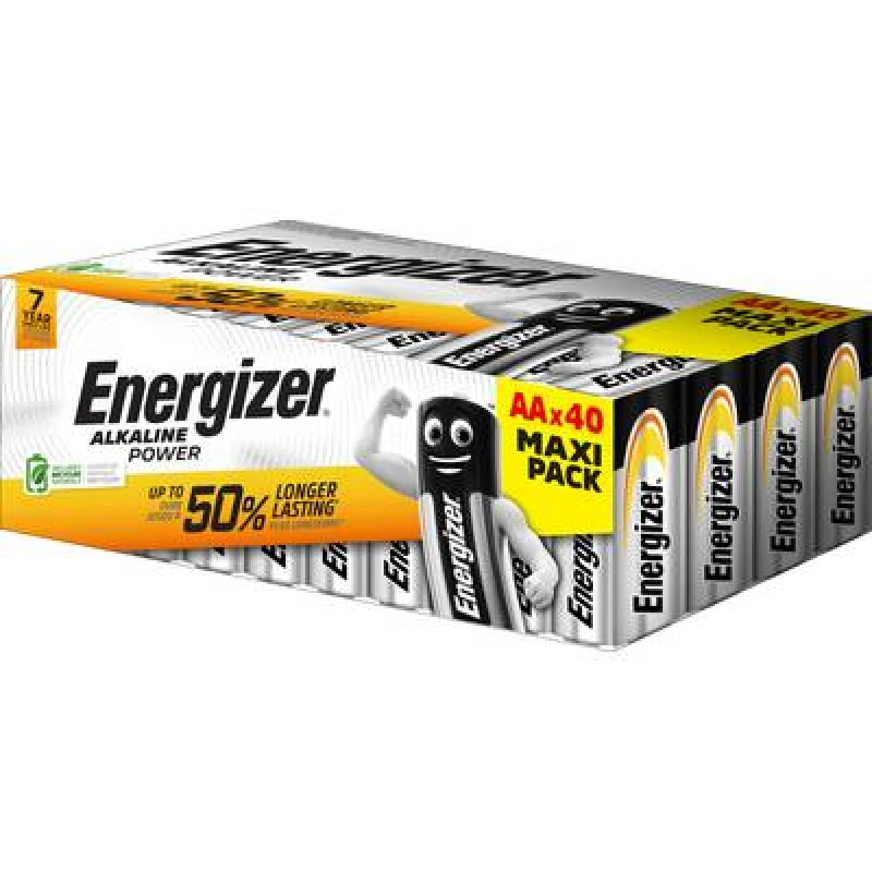 Image of Energizer Energizer Power LR06 AA battery Alkali-manganese 1.5 V 40 pc(s) E303711100