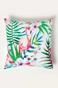 Image of Pink Flamingo Outdoor Cushion 45 x 45 cm