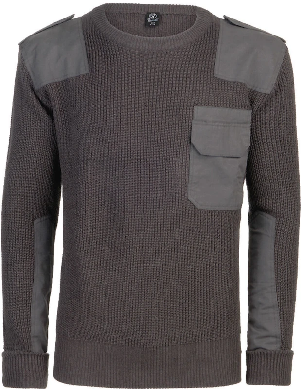 Image of Brandit BW Pullover, black-grey, Size L for Men