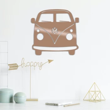 Image of Vosvos - Copper Copper Decorative Metal Wall Accessory