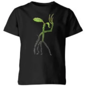 Image of Fantastic Beasts Tribal Bowtruckle Kids T-Shirt - Black - 5-6 Years