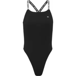 Image of Tommy Jeans Tjw Strap Logo Waistband Body - Black