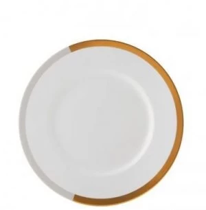 Image of Wedgwood Vera Castillon Gold Grey Plate 22cm Gold