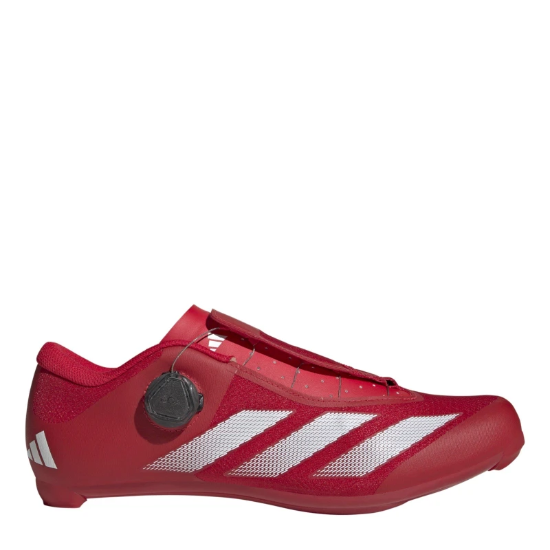 Image of adidas Mens Tempo Stripes Boa Road Cycling Shoes Pure Ruby male 6 (39.3)