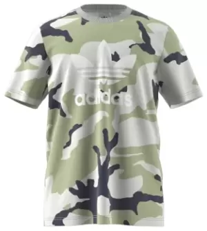 Image of Adidas Camo AOP T-Shirt multicolour