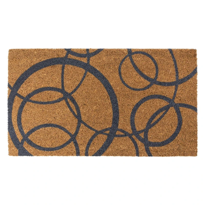 Image of JVL Latex Coir - Circles 40x70cm Multi unisex Size: 40x7