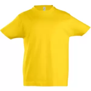 Image of SOLS Kids Unisex Imperial Heavy Cotton Short Sleeve T-Shirt (6yrs) (Gold)