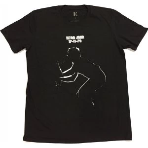 Image of Elton John 17.11.70 Album Mens Medium T-Shirt - Black