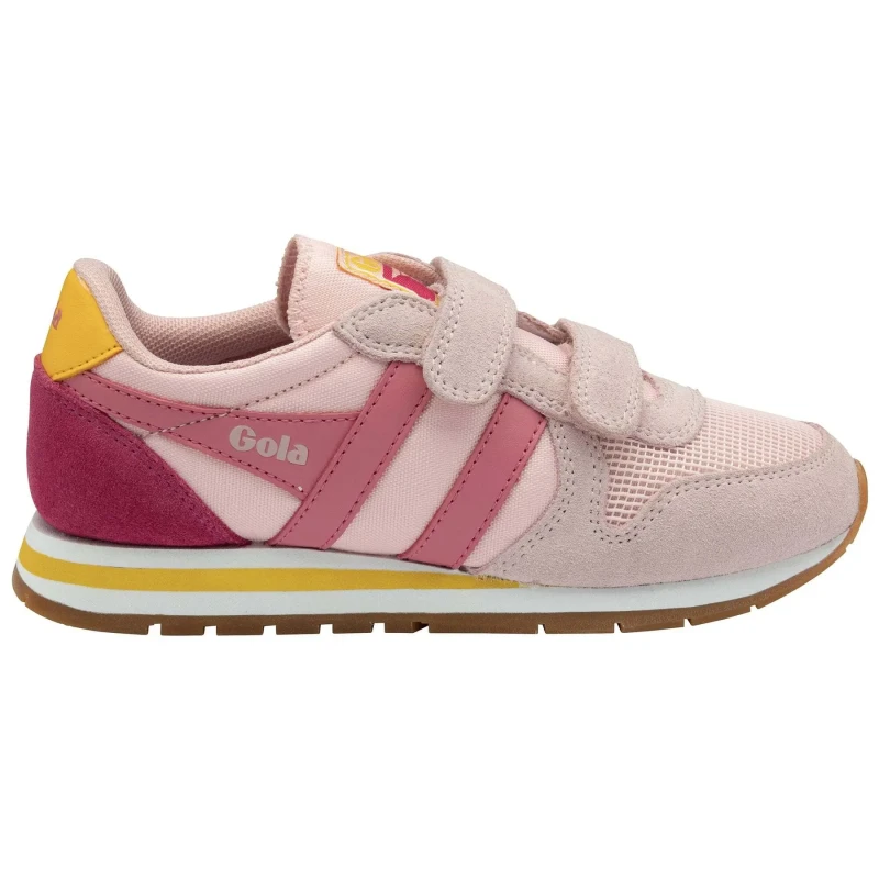 Image of Gola Children's Trainers Gola Daytona Strap Rose Unisex 32