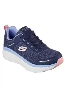 Image of Skechers D'lux Cool Groove Trainer - Navy, Size 8, Women