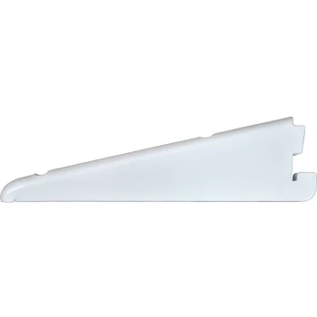 Image of Matlock - 370MM White Bracket (Single) Twin Slot Shelving