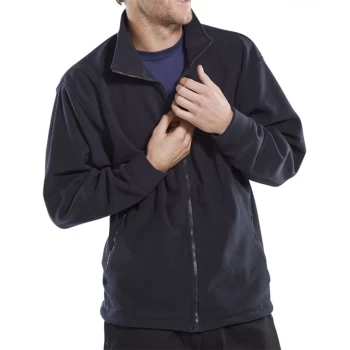 Image of Standard Fleece Jacket Navy Blue - Size 4XL