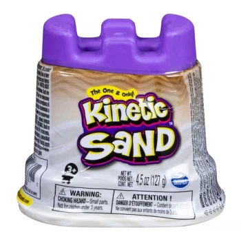 Image of Kinetic Sand & Sand Castle Single Container - White
