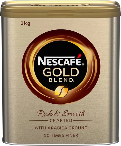 Image of Nescafe Gold Blend Rich & Smooth Tin Coffee 1kg