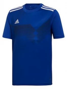 Image of Adidas Kids Campeon T-Shirt - Blue