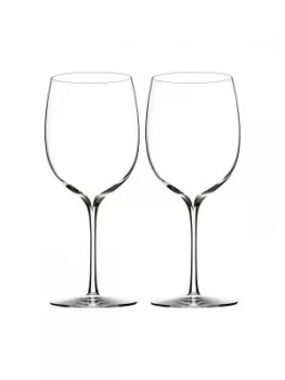 Image of Waterford Elegance Wine Glass Bordeaux Set of 2 Red