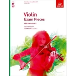 Image of Violin Exam Pieces 2016-2019, ABRSM Grade 5, Score & Part : Selected from the 2016-2019 syllabus