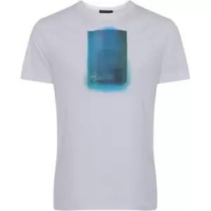 Image of French Connection Dusk Painting T-Shirt - White